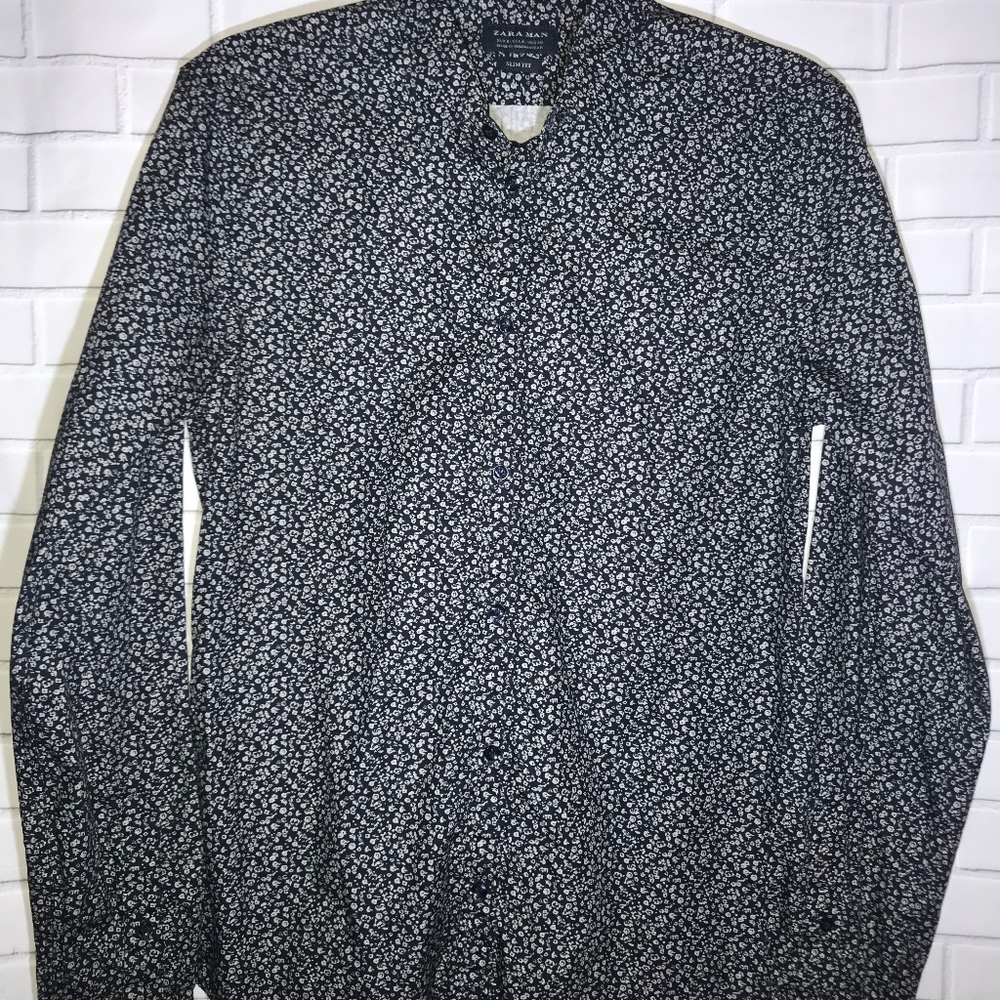 ZaraMan Like NEW! Print Shirt Small